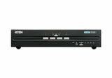 Aten Desktop Kvm 4-Puertos Usb Dvi Dual Display Seguro Kvm (Cs1144d-At-G) El Conmutador Kvm Seguro Pss Pp V3.0 De Aten (Cs1144d) Se Ha Diseñado Específicamente Para Cumplir Los Estrictos Requisitos De Seguridad De Las Instalaciones Seguras