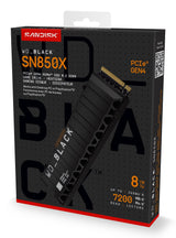 EAN 0718037904924 - SanDisk WD_BLACK SN850X NVMe 8 TB M.2 PCI Express 4.0 imagen 3