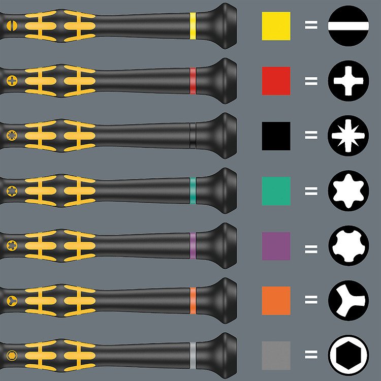 Wera 05030170001 Destornillador Manual Juego Destornillador Estándar