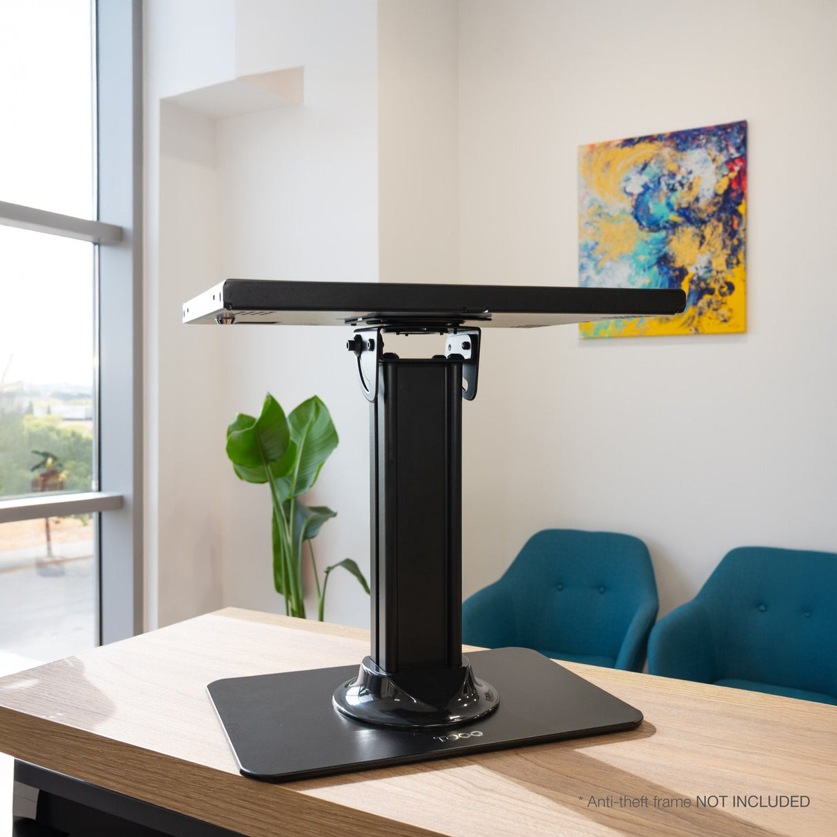 Soporte De Mesa Para Marco Antirrobo De Tablet Tooq Tqatc2601-B Negro
