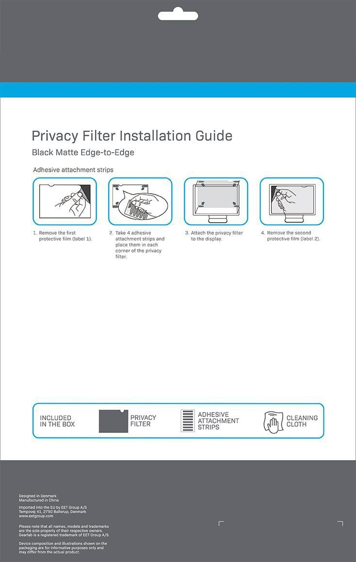 Edge Privacy Filter 14.0 - [16:10] - Warranty: 12m