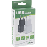 Cargador Pared Usb Inline 100-240 V A 5 V/1,2 A, Negro