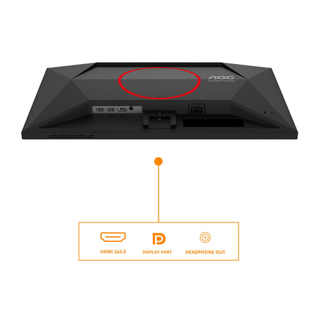 EAN 4038986142991 - AOC G4 24G4HREAD pantalla para PC 60,5 cm (23.8") 1920 x 1080 Pixeles Negro, Rojo imagen 3