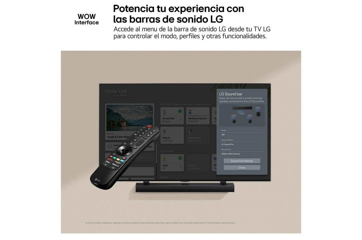Lg 65ut81006la 65" 4k Ultra Hd Smart Tv Wifi Negro - Televisor