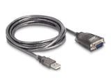 Delock 61548 Adaptador Usb 2.0 Tipo-A A 1 X Serial Rs-232 D-Sub 9 Pin Macho Con Tuercas Con 3 X Led 3 M