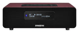 Sangean Ddr-36 Bt Red Radio Con Sintonización Digital De Sobremesa Dab+ Fm-Rds Bluetooth Entrada Auxiliar