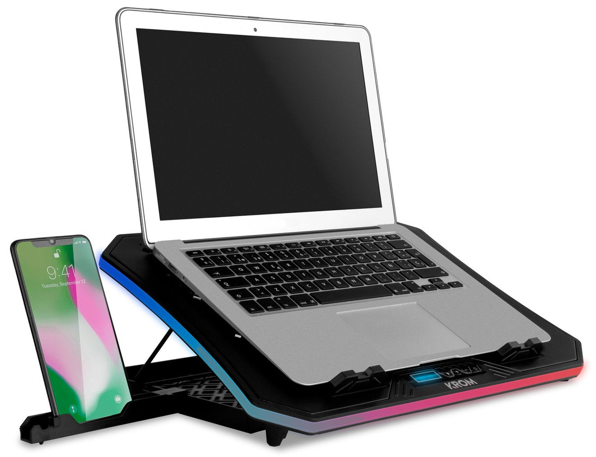 Krom Soporte Kooler Rgb Laptop Cooling Base