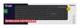 Teclado Trust Vaiya Inalambrico Multidispositivo De Tamaã±O Completo Negro 25511