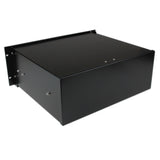 Startech.Com Cajon Metálico Acero Negro 4u 19in Pulgadas Para Montar En Armario Rack Bastidor Cajón De Almacenamiento Para Bastidor 4u Para P/N: Cabscrws1224 Rk2537bkm Rk3236bkf Rk4236bkb Rk4242bk24 Rk4242bk30 Rkqmcab12v2