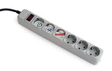 EAN 8716309068666 - Gembird SPG6-B-6C base múltiple 1,8 m 6 salidas AC imagen 2