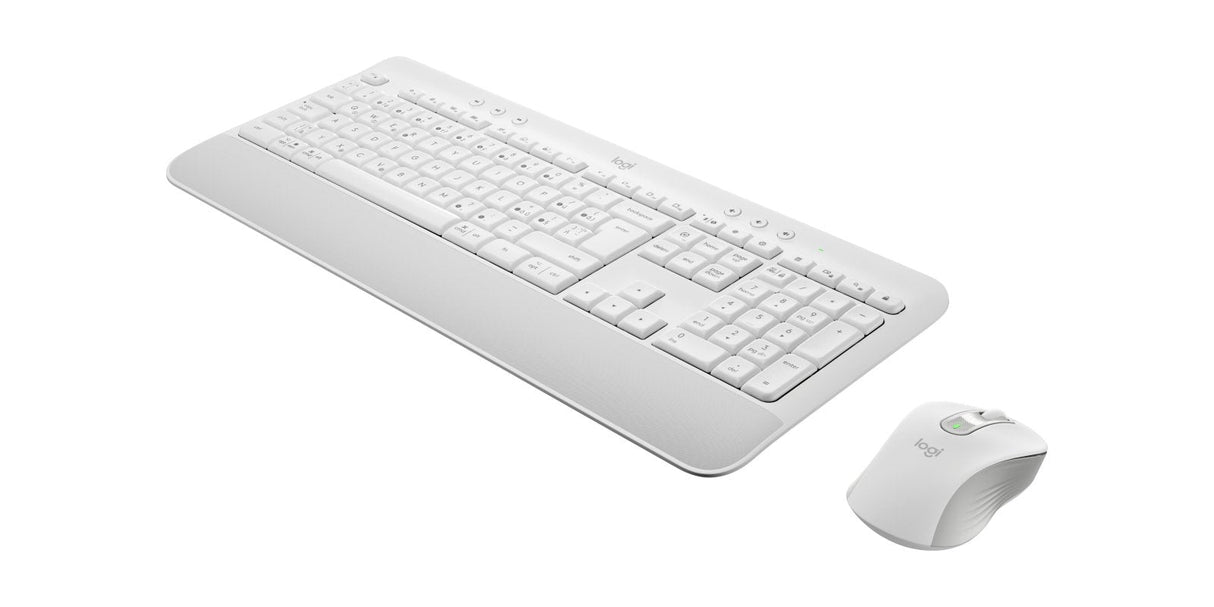Logitech Signature Mk650 Combo For Business Juego De Teclado Y Ratón Inalámbrico Bluetooth Le Qwertz Checo Blanco Hueso