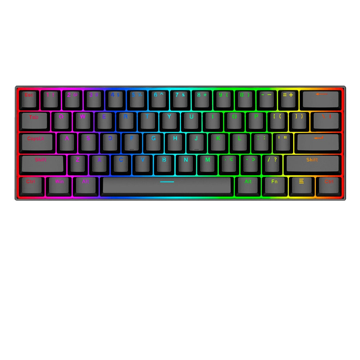 Redragon Dragonborn Teclado Mecánico Gaming Switch Rojo Rgb Negro Layout España