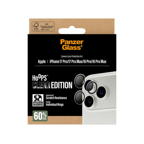 EAN 5715685025600 - PanzerGlass ® Hoops® Camera Lens Protector Transparent iPhone 17 Pro | iPhone 17 Pro Max | iPhone 16 Pro  imagen 3