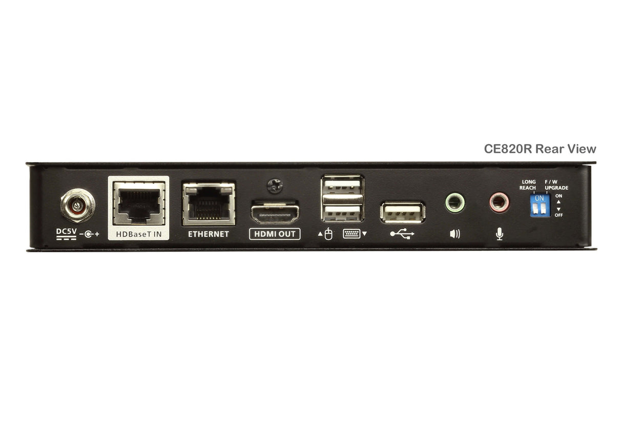 Aten Extensor Kvm Hdbaset 2.0 Hdmi Usb (Unidad Remota) 4k A 100m Sin Ethernet (Ce820r-Ata-G)