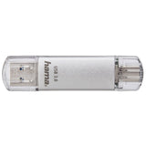 Hama Laeta Memoria Pendrive Usb 3.0 Con Tapa - 128gb De Capacidad - 40mb/S De Transferencia - Funcion Otg - Usb-C -