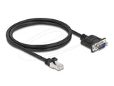 Delock Can Bus Cable Rj45 Stecker Zu D-Sub 9 Pin Stecker Mit Muttern Cat.5e Stp 1 M