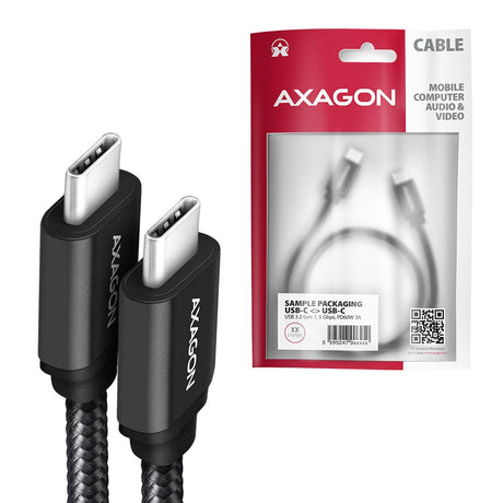 EAN 8595247905949 - Axagon BUCM3-CM10AB cable USB USB 3.2 Gen 1 (3.1 Gen 1) 1 m USB C Negro imagen 7