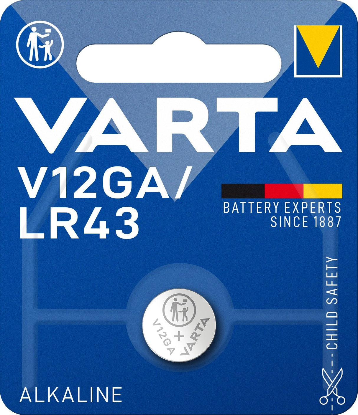 Varta Batterie Electronics V12ga  Lr43                  1st.