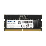 EAN 4711085936561 - ADATA Premier módulo de memoria 8 GB 1 x 8 GB DDR5 262-pin SO-DIMM ECC imagen 1