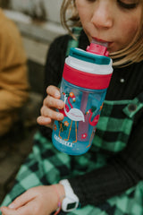 Botella  Kambukka Lagoon Blue Flamingo 400 Ml Niebieski