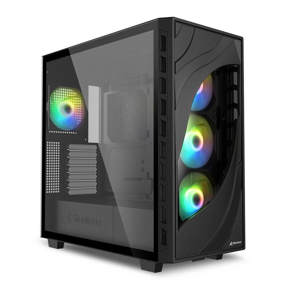 Caja  Pc Sharkoon 4044951041152 Negro
