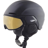 Casco De Invierno Alpina Alto Q-Lite Negro Mate (Espejo Dorado) 55-59