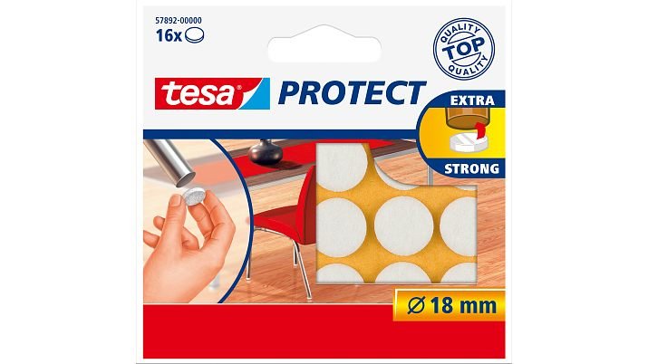 EAN 4042448884992 - TESA 57892-00000-01 deslizador de fieltro para muebles 16 pieza(s) Alrededor imagen 1