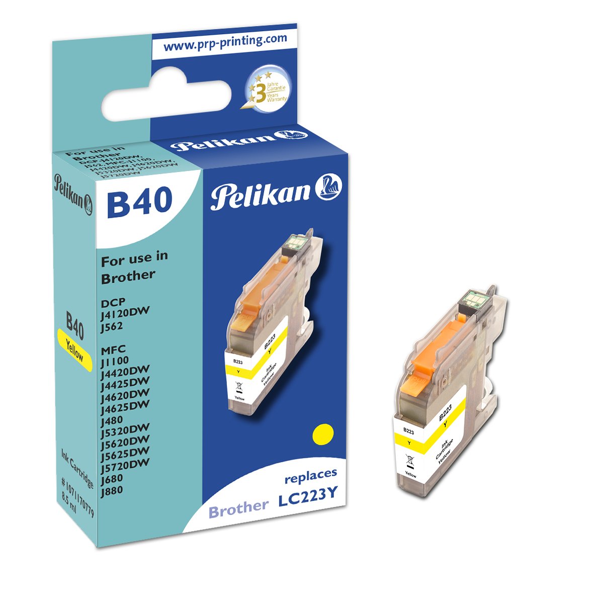 Pelikan Tinte Für Brother Lc223 Y