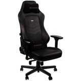 Noblechairs Hero Echtleder Gaming Silla - Negro Negro