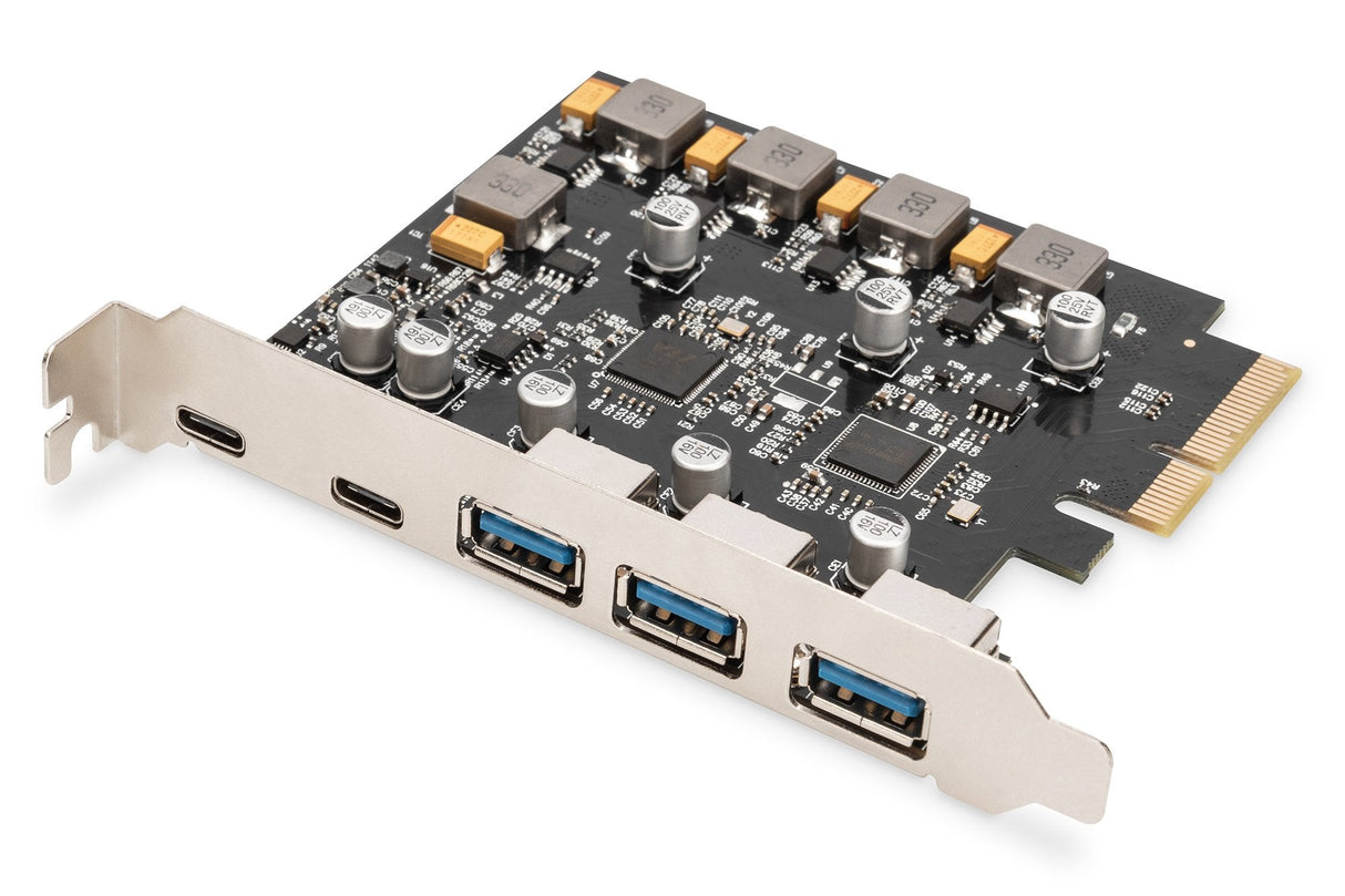 Digitus Tarjeta Pci 2x Usb-C 3x Usb-A
