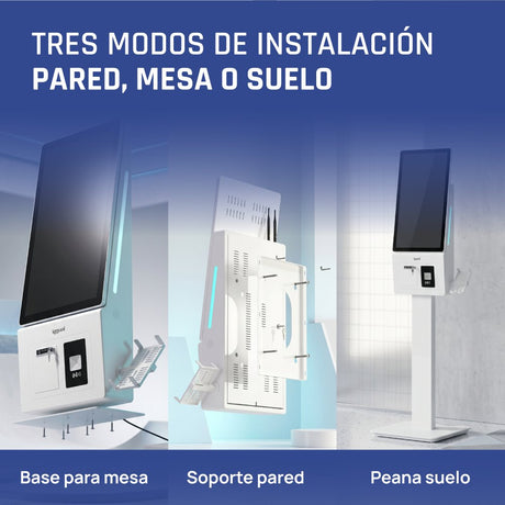 EAN 8435364319932 - iggual ORCHID KI-27 Diseño de quiosco 68,6 cm (27") LED Wifi 250 cd / m² Full HD Blanco Pantalla táctil P imagen 12