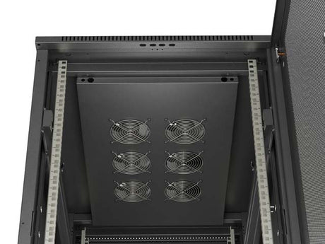EAN 5901969447170 - Lanberg FF01-6022-23B armario rack 22U Rack o bastidor independiente Negro imagen 10