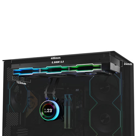EAN 4718466018014 - Lian Li GA II Hydroshift II LCD-C 360TL Procesador Sistema de refrigeración líquida todo en uno 12 cm Neg imagen 3