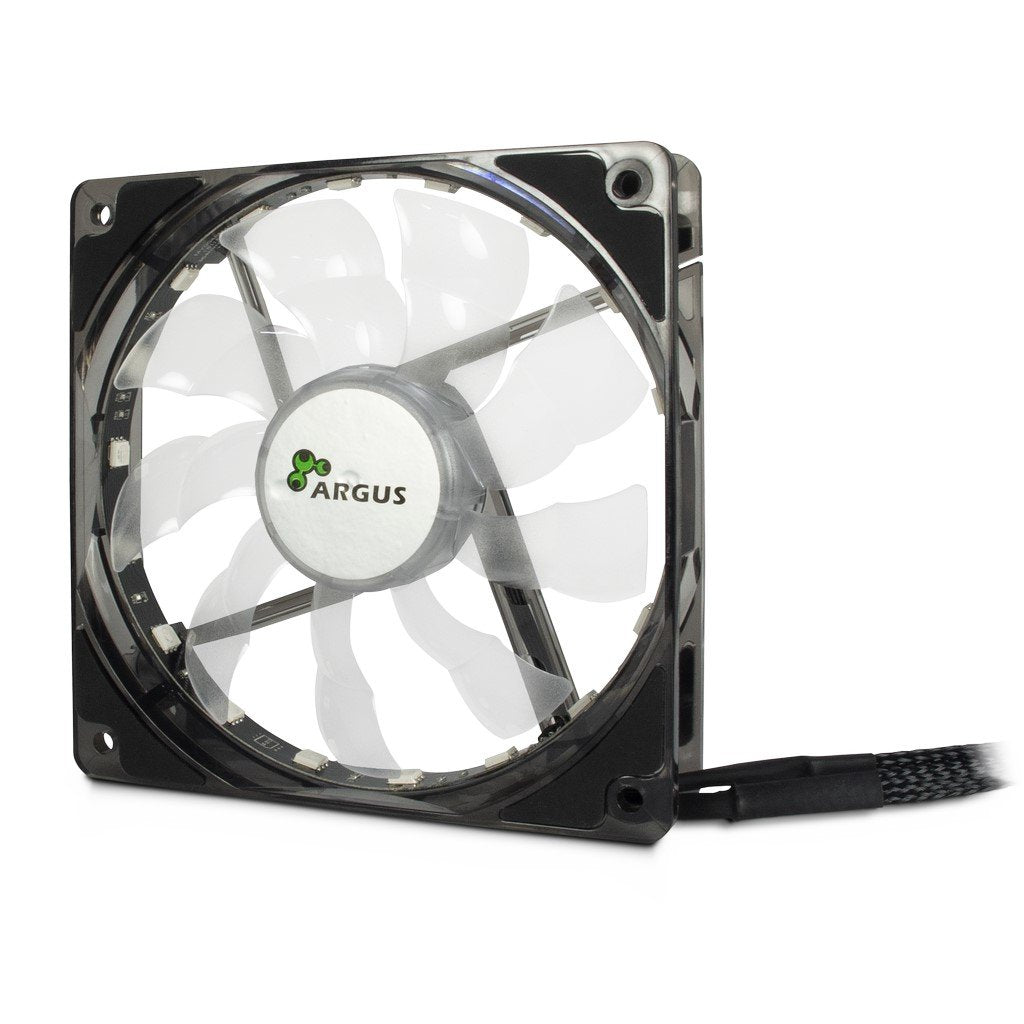 Inter-Tech L-12025 Aura Carcasa Del Ordenador Ventilador 12 Cm Negro