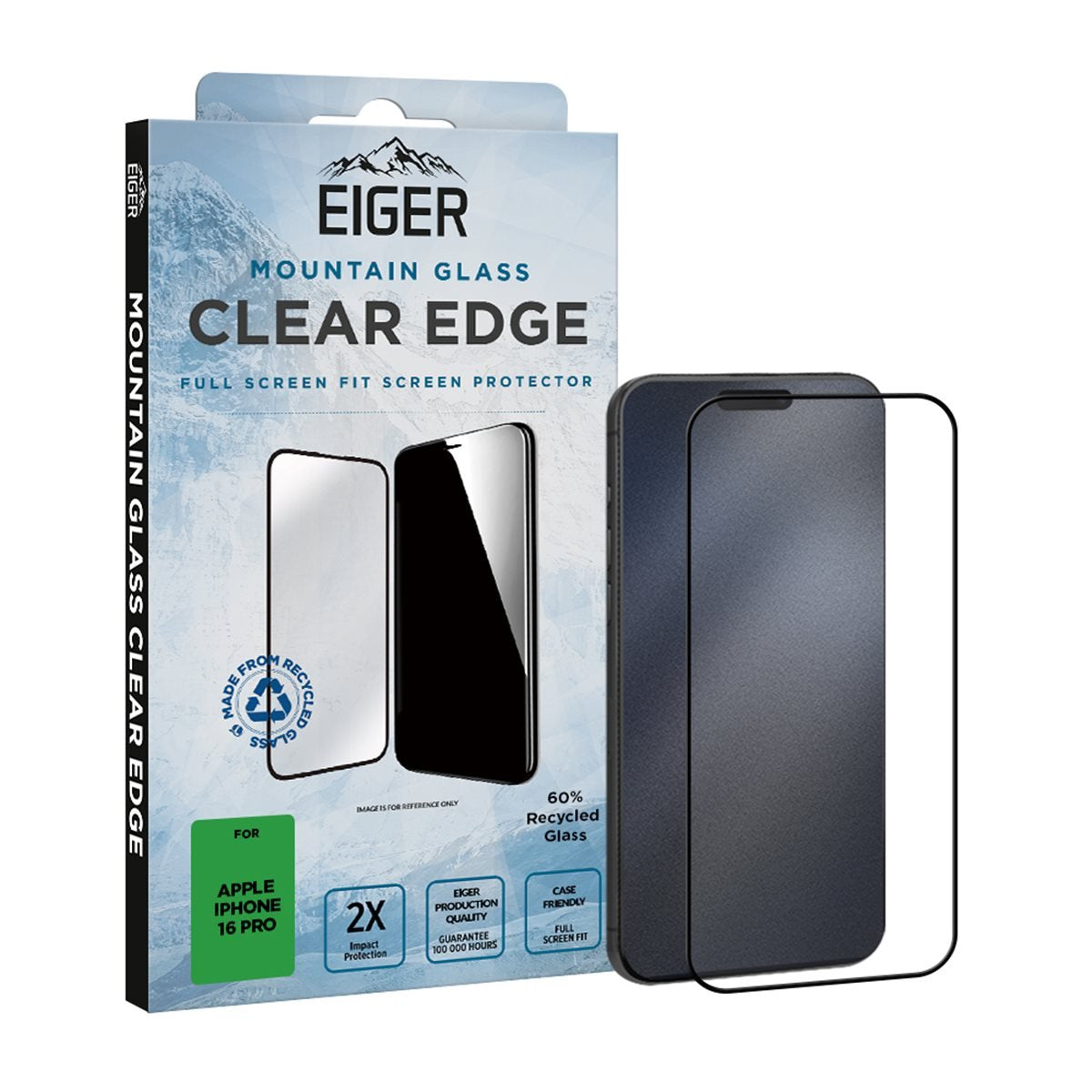Eiger Sp Mountain Glass Clear Edge Iphone 16 Pro