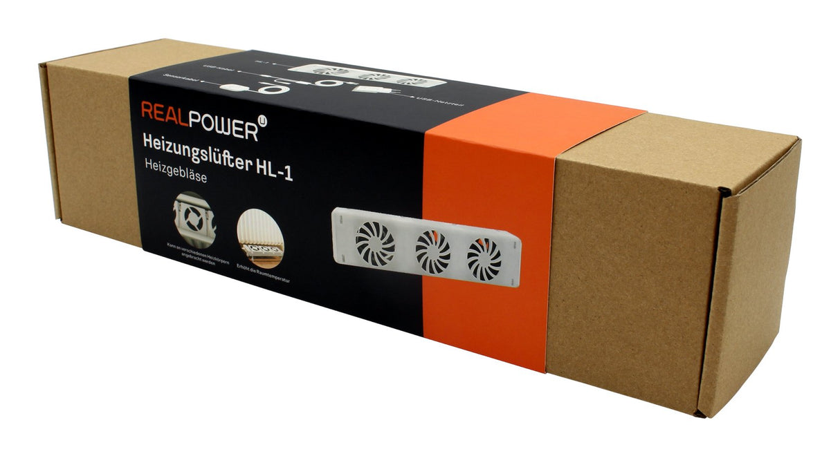 Ventilador Pc Realpower Hl-1 Interior Blanco  Eléctrico