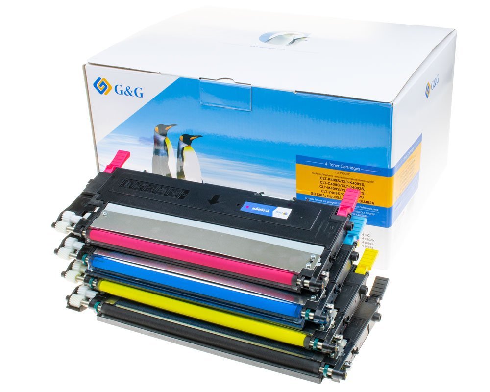 G&G Toner Ersetzen Samsung P4092c/ Hp Su392a 4 Unidades