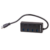 EAN 5901720132376 - Akyga AK-AD-33 hub de interfaz USB 3.2 Gen 1 (3.1 Gen 1) Type-A 500 Mbit/s Negro imagen 1