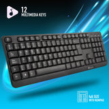 EAN 8435430618440 - NGS FunkyV3, QWERTY, PT teclado Hogar USB Portugués Negro imagen 2