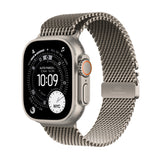 Apple Watch Ultra 3 (2025) 5g 49mm Natural Titanium Case With Natural Titanium Milanese Loop M - Natural