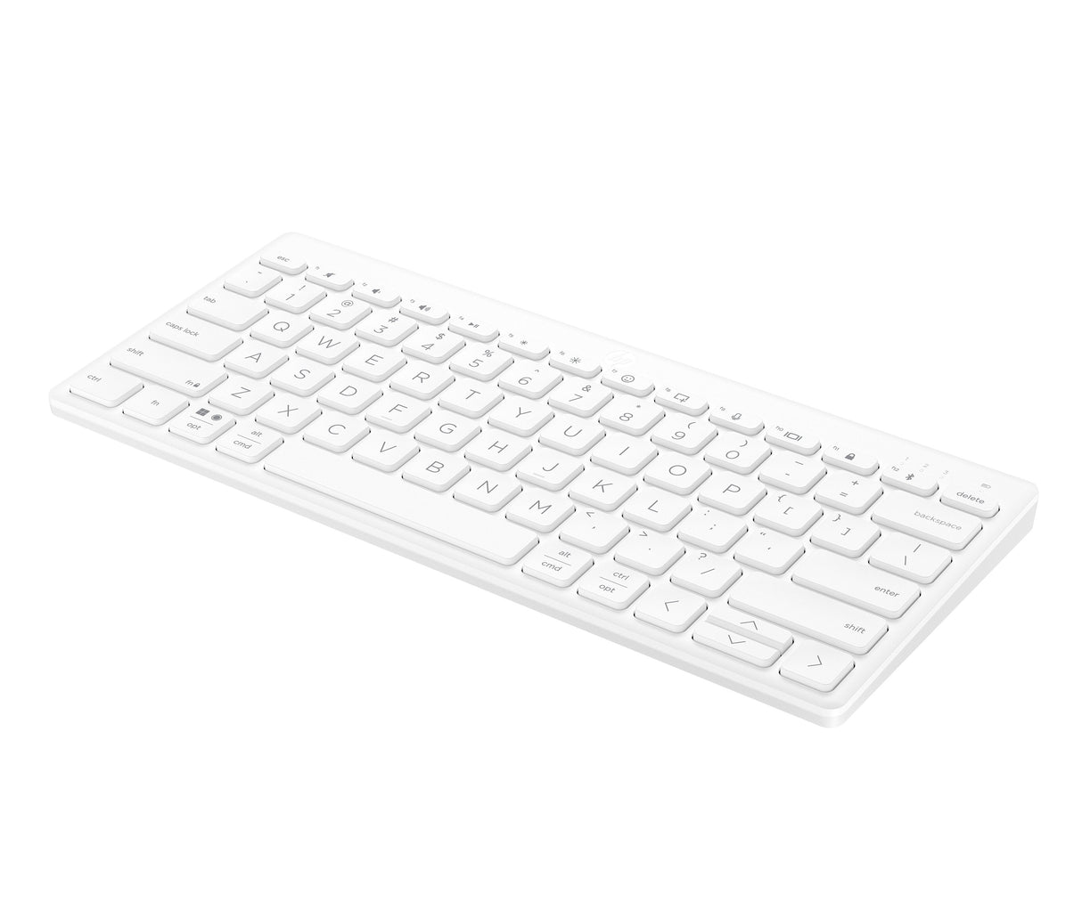 Hp 350 Wht Compact Multi-Devic - Tastatur - Bluetooth 5 Teclado Hogar Blanco