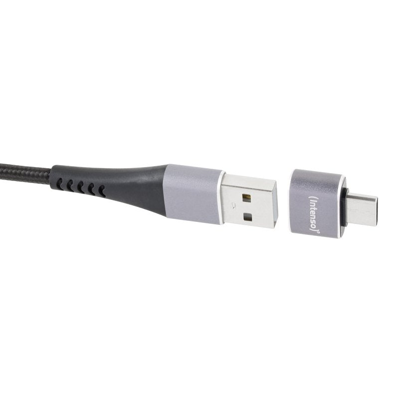 Intenso 3-Pack Usb Adaptador Usb-A -> Usb-C C480c Aluminium