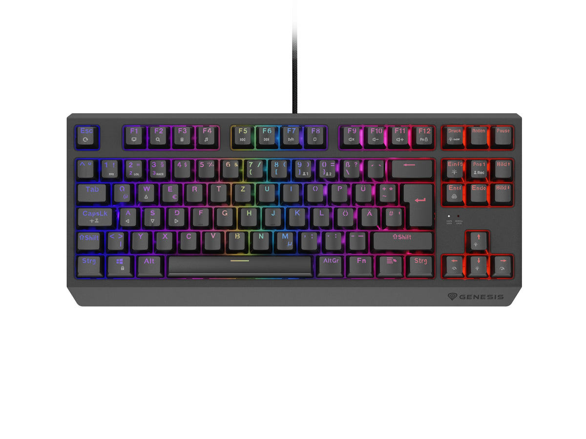 Genesis Gaming Tastatur Thor 230 Tkl Rojo Cablegeb. (De)