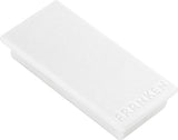 Franken Gmbh Franken - Magnet - Rectangular - 2.3 X 5 Cm - Blanco (Paquete De 10)