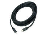 Roline Usb 3.2 Gen 2 Kompatibles Cable, C-C, St St, 4k Uhd-1, 10gbit S, Emark, 100w, Schwarz, 5 M