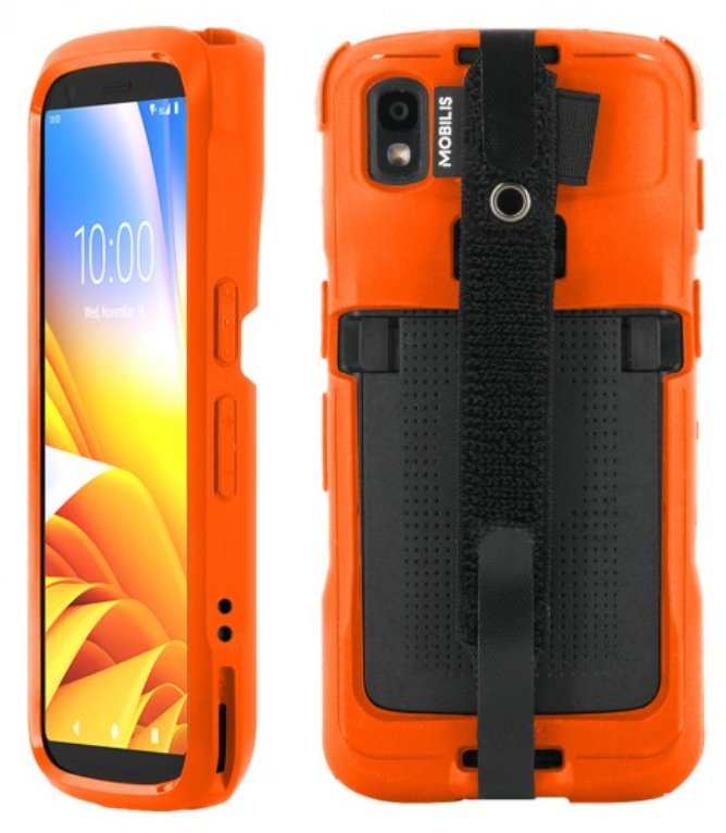 Mobilis Protech Case+Handmrap Zebra Tc22 27 Safety Oran Sof