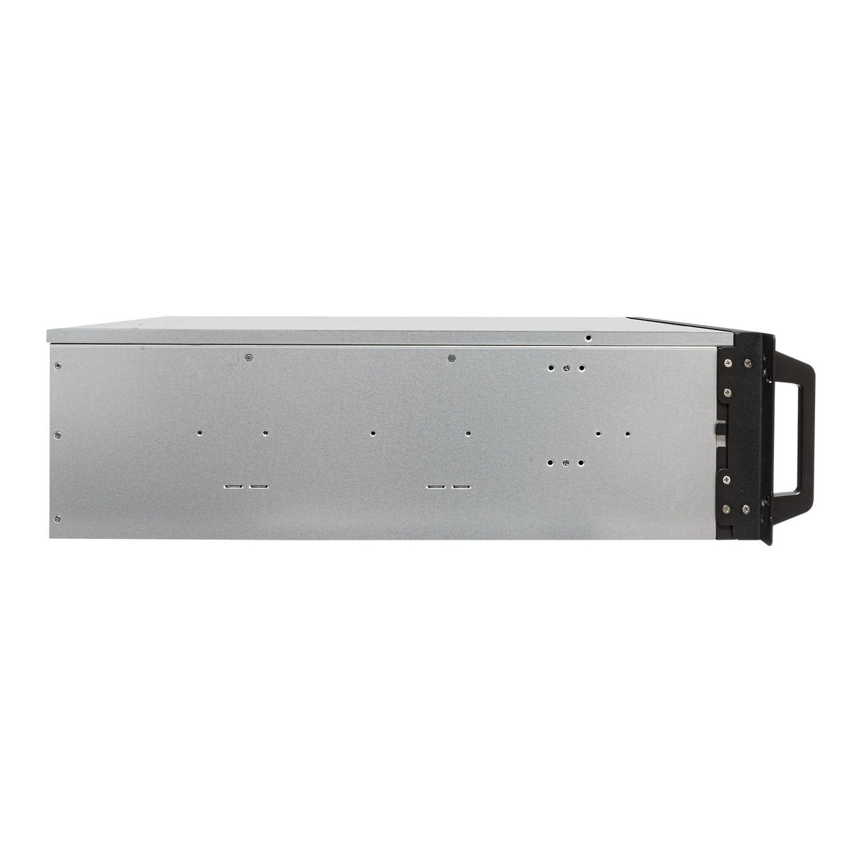 Caja Rack 19" Unykach 4u Sin Fuente Negro Plata 6 Bahias Int 1xusb2.0 1xusb3.0 1xusb-C