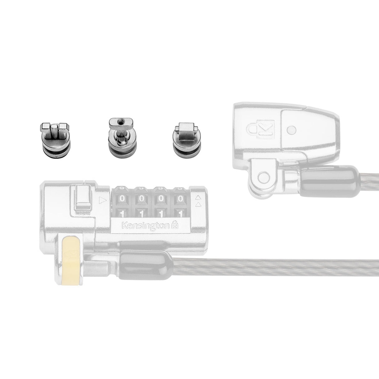 EAN 0085896680017 - Kensington K68001WW accesorio para candado de cable Anchor Acero inoxidable 3 pieza(s) imagen 1