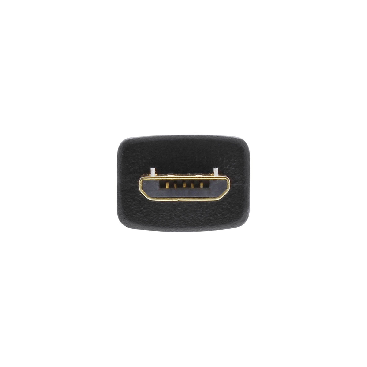 Inline Micro Usb 2.0 Cable Plano Usb A A Micro-B Negro / Dorado 3m