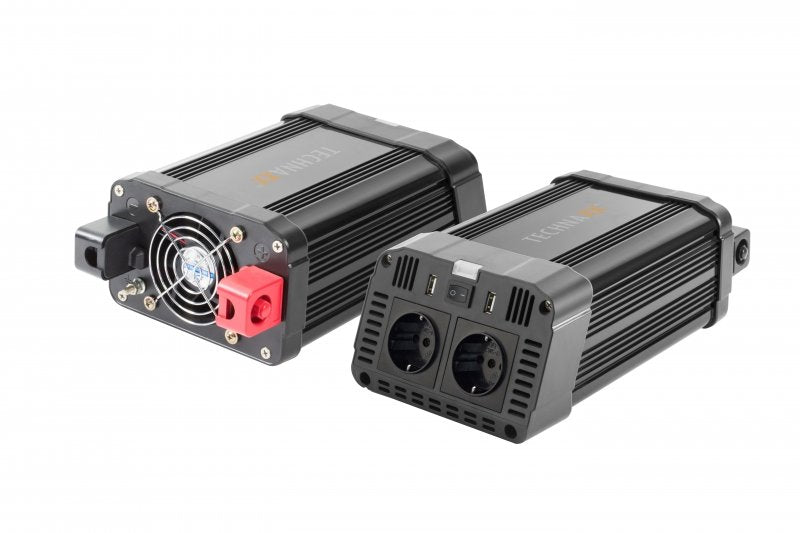 Technaxx Convertidor (Inversor) Kg Te16 De 1.200w De Potencia Continua (2x Vac 230v / 2x Usb)